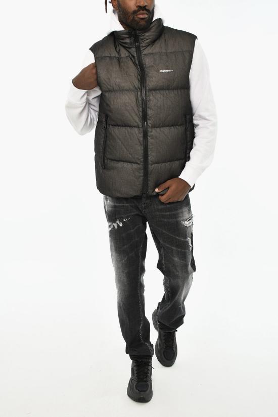  디스퀘어드2 패딩 조끼 S74FB0322 S60519 900 Gray - DSQUARED2