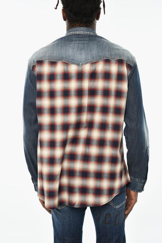  디스퀘어드2 긴팔 셔츠 S74DM0822 S30341 470 Multicolor - DSQUARED2