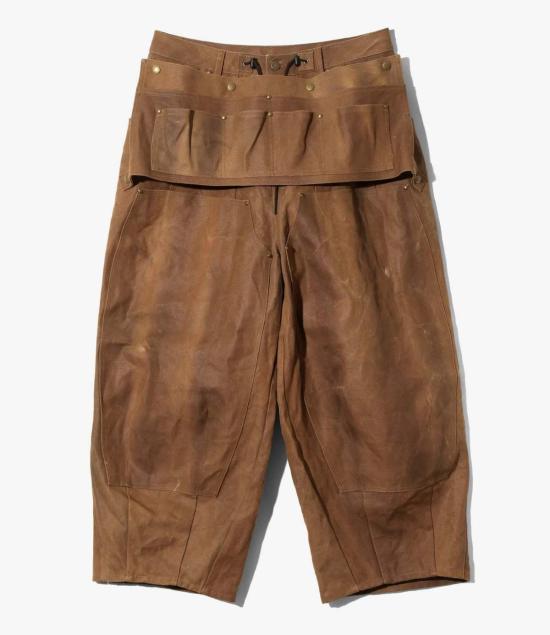  니들스 숏팬츠 H.D. 앞치마 페인터  브라운