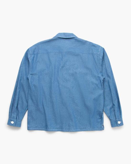  s.k. manor hill 데님 셔츠 S.K. 매너 힐 태스크 셔츠 블루 - OTHER BRANDS