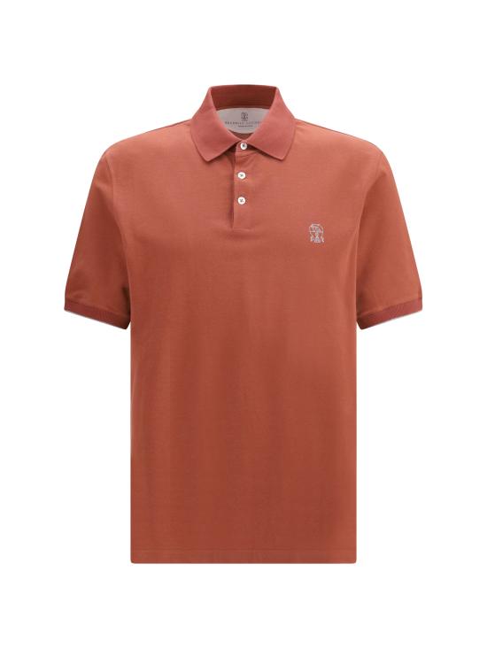 26SS 브루넬로 쿠치넬리 폴로 티셔츠 ME8548788 CMZ07 RED