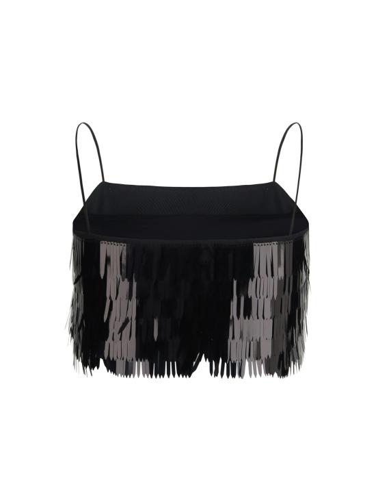 26SS 셀프 포트레이트 반팔 티셔츠 RS26165TB BLACK - SELF PORTRAIT