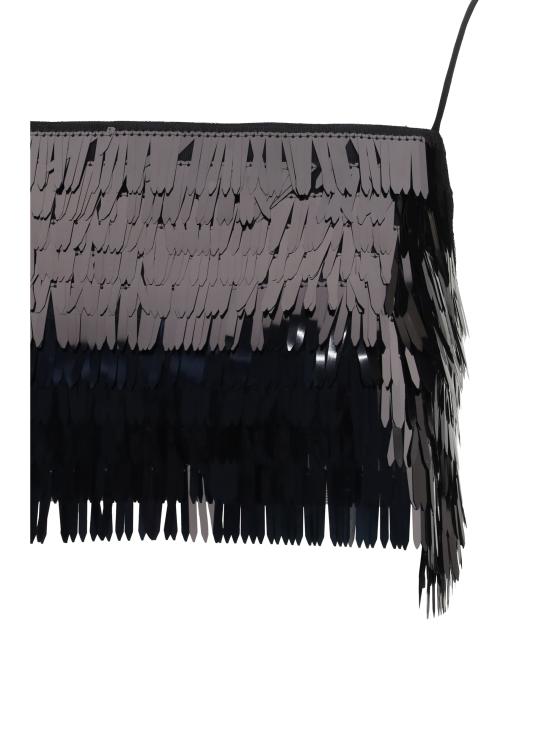 26SS 셀프 포트레이트 반팔 티셔츠 RS26165TB BLACK - SELF PORTRAIT