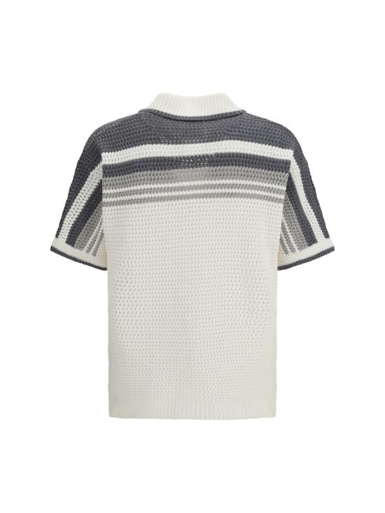 26SS 카사블랑카 긴팔 셔츠 MSP26KW93301 WHITEGREY - CASABLANCA