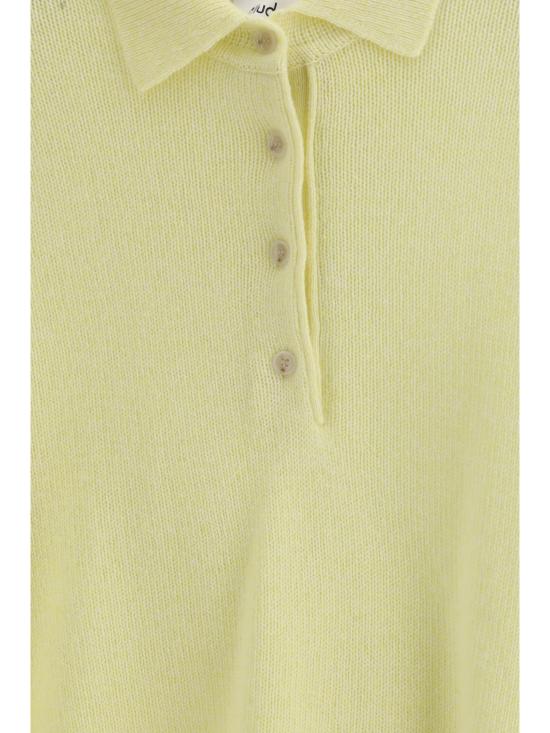 26SS 얼루드 폴로 티셔츠 26211164 4020 YELLOW - ALLUDE