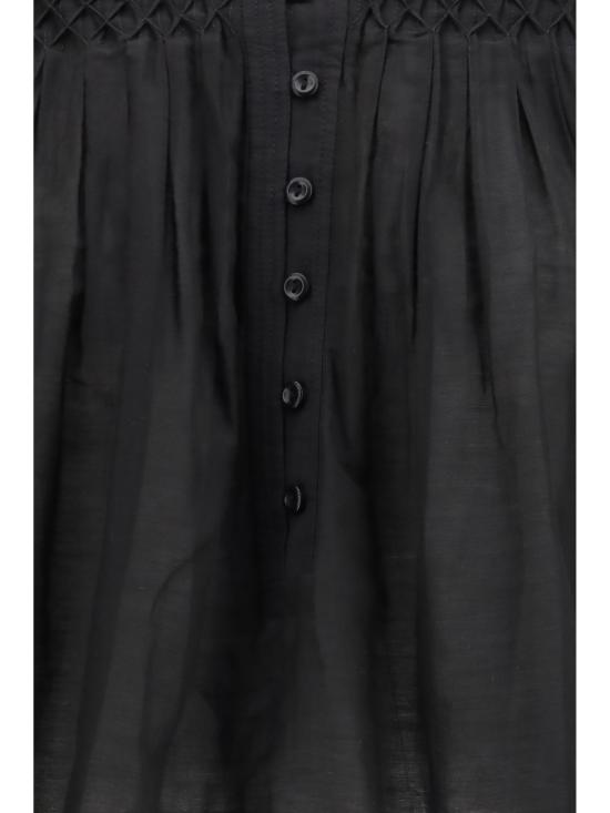 26SS 이자벨마랑에뚜왈 셔츠 HT0456FAB3J04E 01BK BLACK - ISABEL MARANT ETOILE