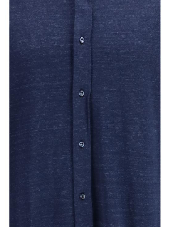 26SS 브루넬로 쿠치넬리 긴팔 셔츠 MR8276686 C006 BLUE - BRUNELLO CUCINELLI