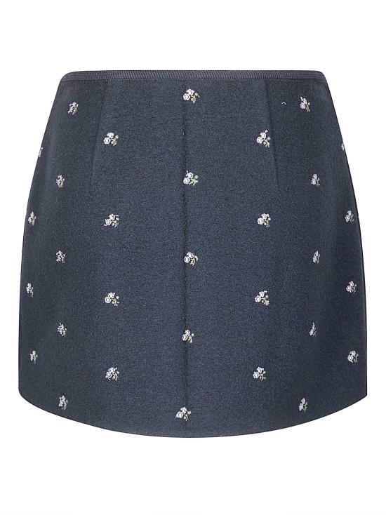 25FW 리에르 숏 스커트 SKT20XWFWALKER PLOMBEFLOWERS PLOMBE FLOWERS - RIER