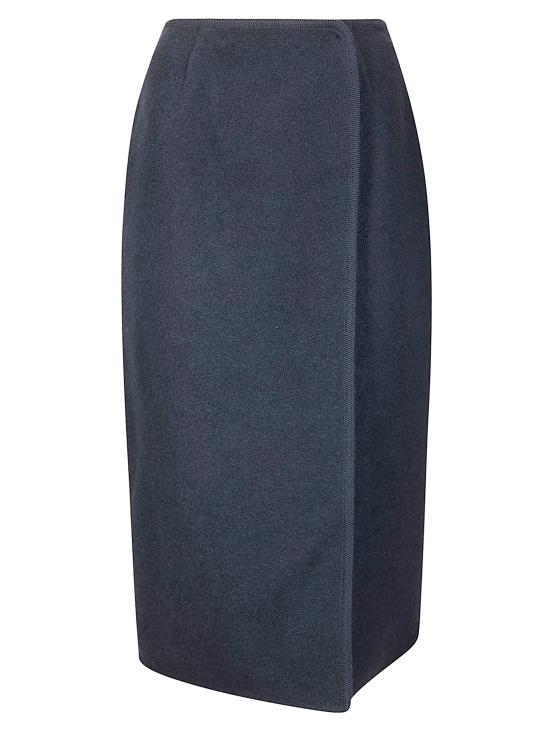 25FW 리에르 미디 스커트 SKT19X03WALKER PLOMBEFELTED PLOMBE FELTED