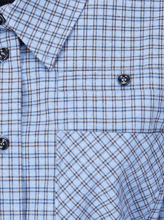 26SS 바움 운드 페르드가르텐 셔츠 24575 C7568 Blue Flannel Check - BAUM UND PFERDGARTEN