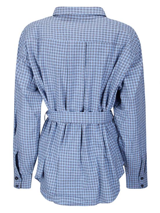 26SS 바움 운드 페르드가르텐 셔츠 24575 C7568 Blue Flannel Check - BAUM UND PFERDGARTEN