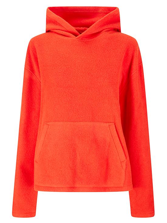 25FW 리에르 후드 티셔츠 NFL9X02NATURAL ORANGEFLEECE ORANGE FLEECE