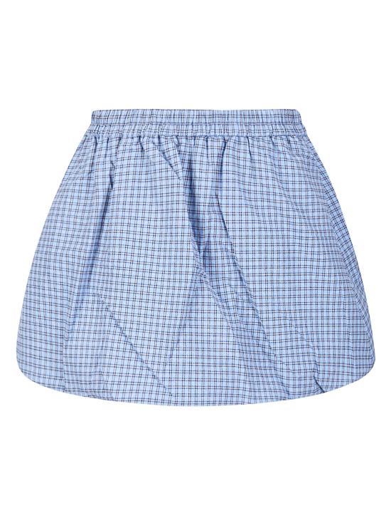 26SS 바움 운드 페르드가르텐 숏 스커트 24630 C7568 Blue Flannel Check