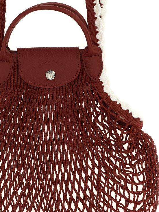 25FW 롱샴 플리아쥬 필렛 L 탑 핸들백 10121HGW213 Red - LONGCHAMP