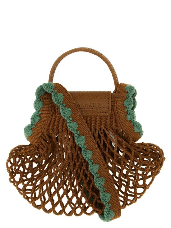 25FW 롱샴 르 플리아쥬 필레 XS 크로스백 10139HGW004 Brown - LONGCHAMP