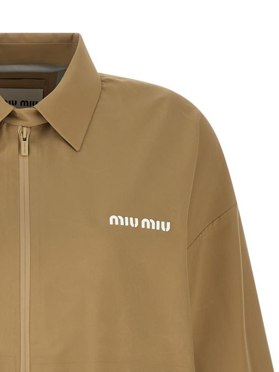 26SS 미우미우 자켓 ML1373SOOO1V94F0065 Beige - MIU MIU