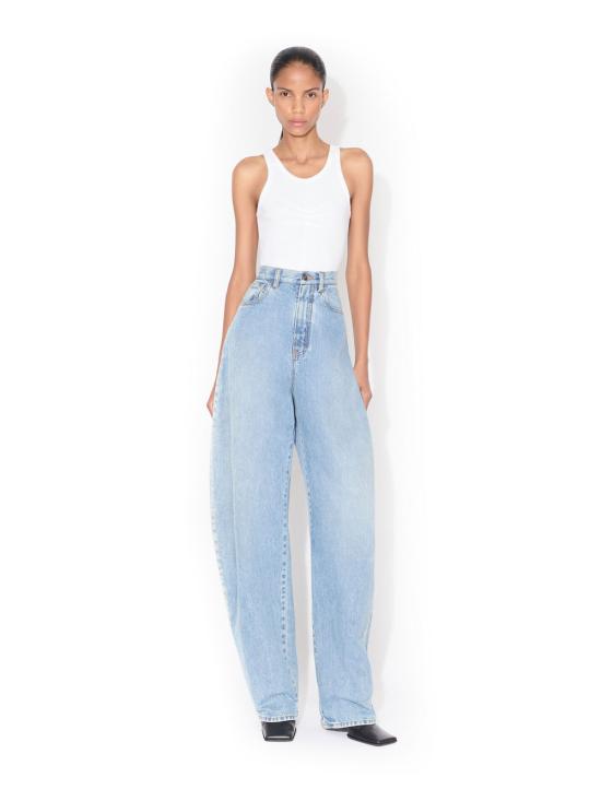 26SS 알라이아 민소매 티셔츠 AA9H1389J085C 000 BLANC - ALAIA