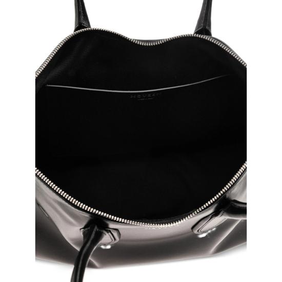 26SS 알렉산더 맥퀸 토트백 855997 1VDXA 1000 BLACK - ALEXANDER MCQUEEN