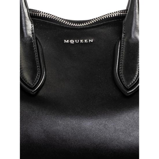 26SS 알렉산더 맥퀸 토트백 855997 1VDXA 1000 BLACK - ALEXANDER MCQUEEN