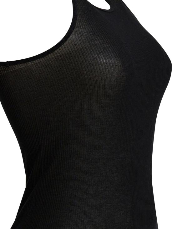 26SS 릭 오웬스 롱 원피스 RP01F6549RC09 Black - RICK OWENS