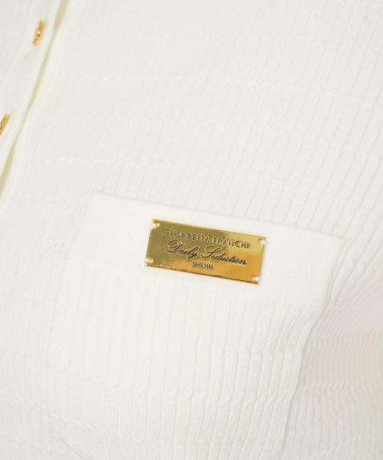 26SS 엘리자베타프랜치 스웨터 MK88B61E2 360 Ivory - ELISABETTA FRANCHI