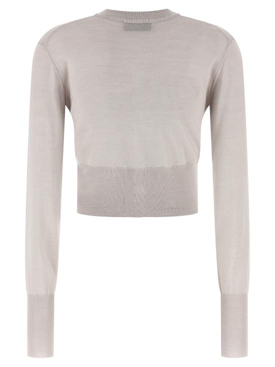 26SS 비비안웨스트우드 베아 크롭드 가디건 1803002UY001AP403 Gray - VIVIENNE WESTWOOD