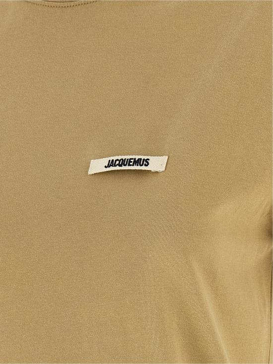 26SS 자크뮈스 반팔 티셔츠 25HTSW00550AJ00029180 Beige - JACQUEMUS