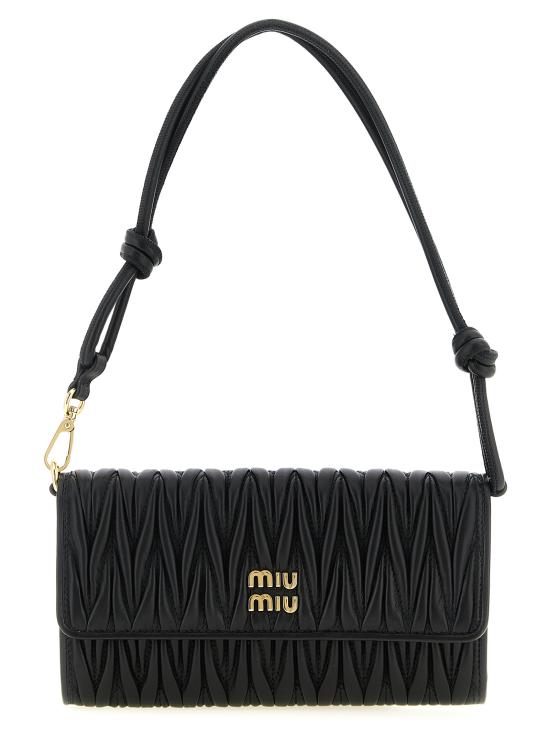 26SS 미우미우 명함지갑 5MT025AFPPF0002 Black