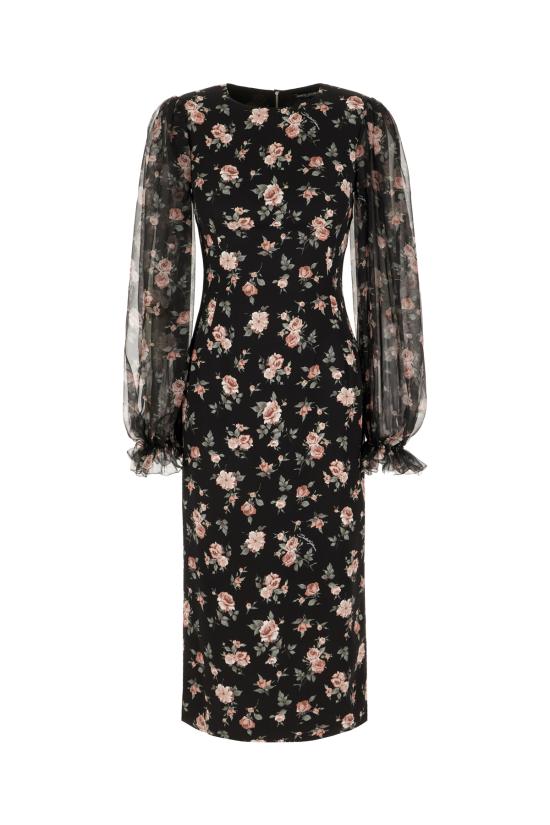 26SS 돌체앤가바나 미디 원피스 F611DTFSA8C HN5XQ ROSE VINTAGE FNERO