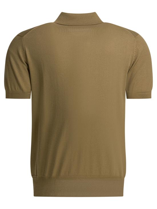 26SS 톰포드 폴로 티셔츠 KPS035YMC040JBV Beige - TOMFORD