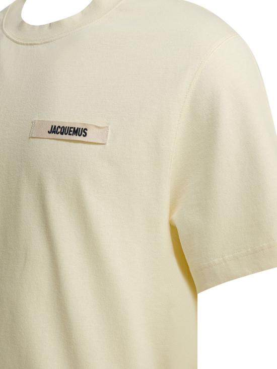 26SS 자크뮈스 그로그랭 로고 티셔츠 TSM00133AJ00226BEIGE Beige - JACQUEMUS