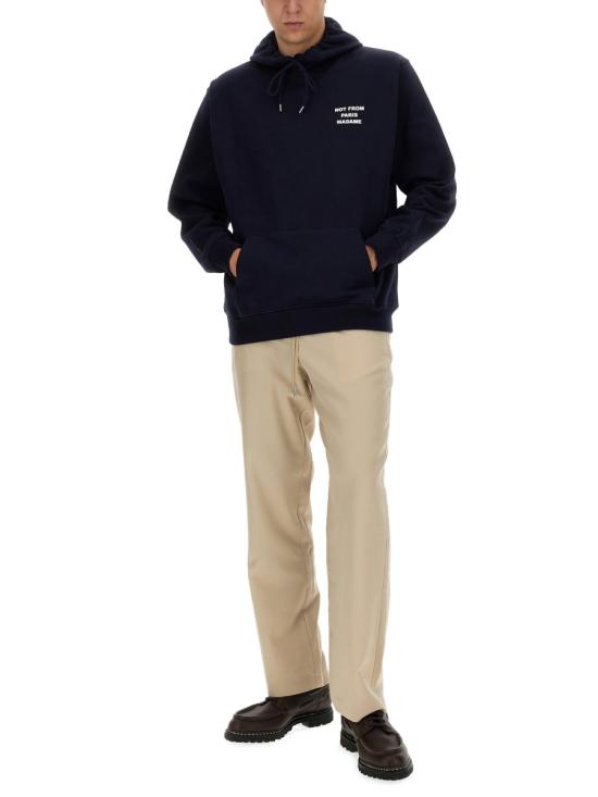 26SS 드롤드무슈 긴팔 티셔츠 HO162 CO127NAVY BLUE - DROLE DE MONSIEUR