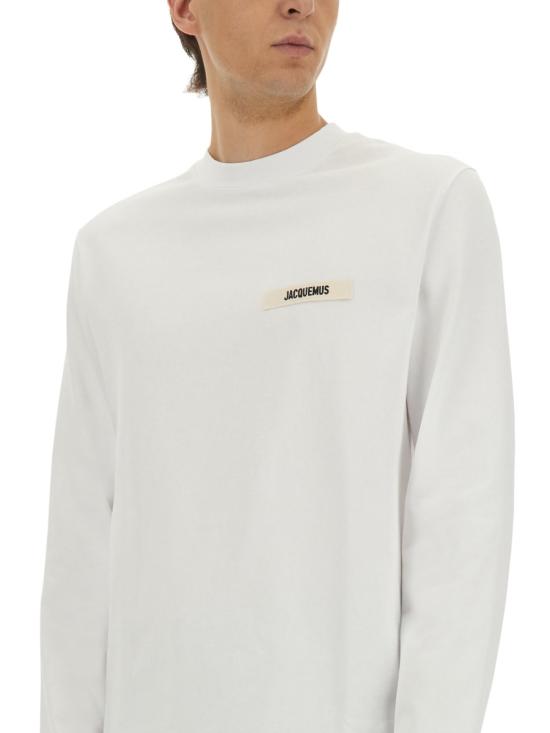 26SS 자크뮈스 그로그랭 긴팔 티셔츠 TSM00570AJ0 0226100 WHITE - JACQUEMUS