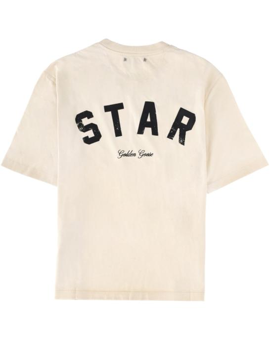 26SS 골든구스 반팔 티셔츠 GUP01873 P00241811616 IVORY - GOLDEN GOOSE