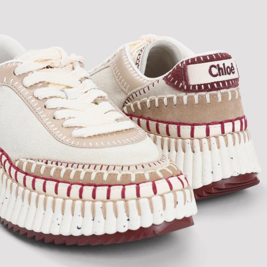 26SS 끌로에 스니커즈 CHC24A00RMS 95U BEIGE PURPLE 1 - CHLOE