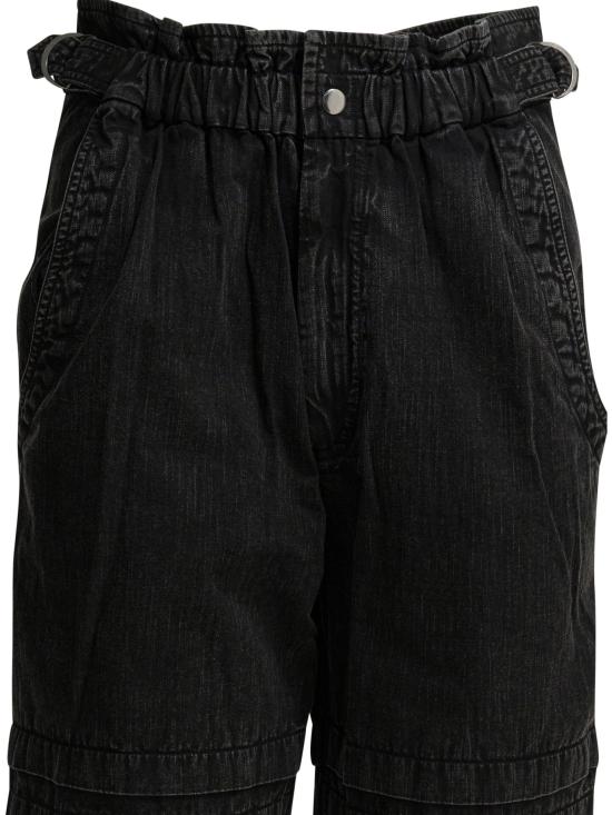 26SS 이자벨마랑에뚜왈 스트레이트 팬츠 26PPA0662FAD1H04E02FK Black - ISABEL MARANT ETOILE