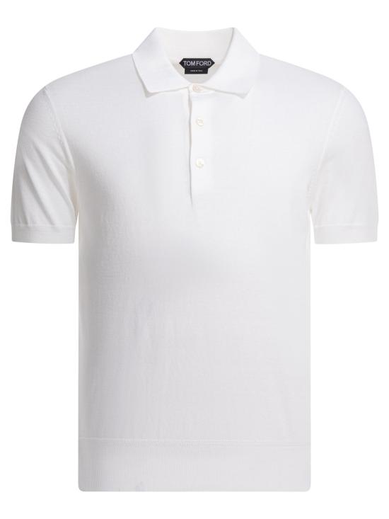 26SS 톰포드 폴로 티셔츠 KPS035YMC040WAB White