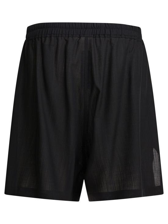 26SS 릭 오웬스 숏팬츠 RU01F2397WG09 Black - RICK OWENS