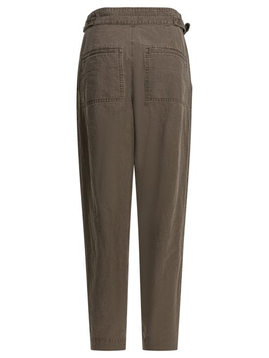 26SS 이자벨마랑에뚜왈 스트레이트 팬츠 26PPA0660FAD1G04E50DZ Brown - ISABEL MARANT ETOILE