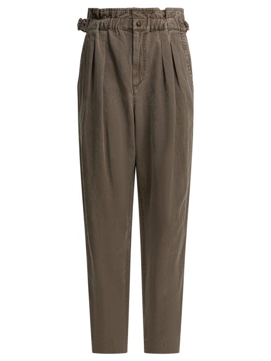 26SS 이자벨마랑에뚜왈 스트레이트 팬츠 26PPA0660FAD1G04E50DZ Brown