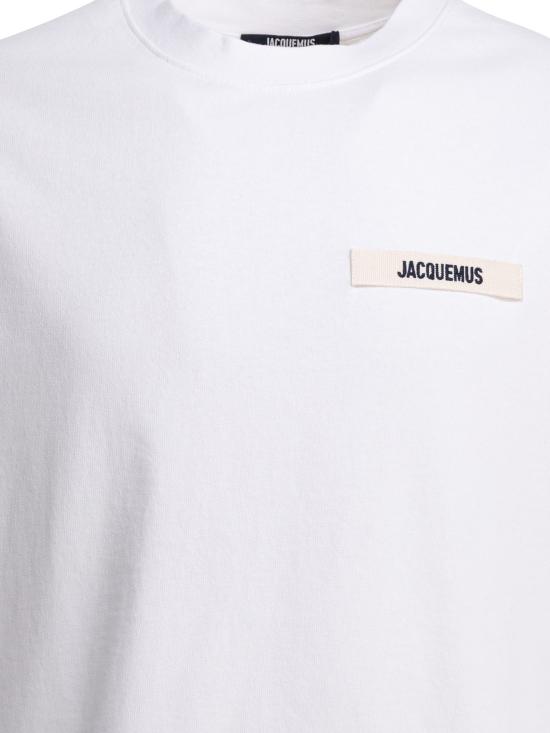 26SS 자크뮈스 그로그랭 로고 티셔츠 TSM00133AJ00226WHITE White - JACQUEMUS
