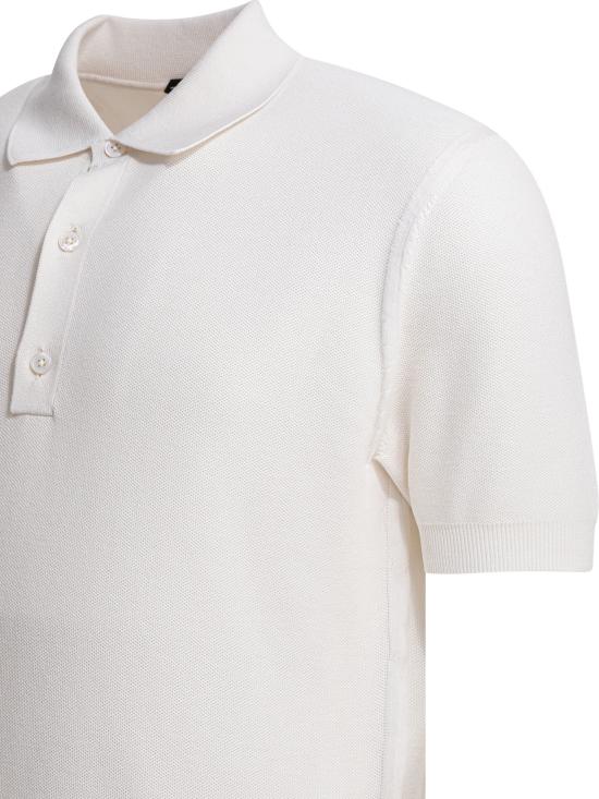 26SS 톰포드 폴로 티셔츠 KPS033YMS142WAB White - TOMFORD