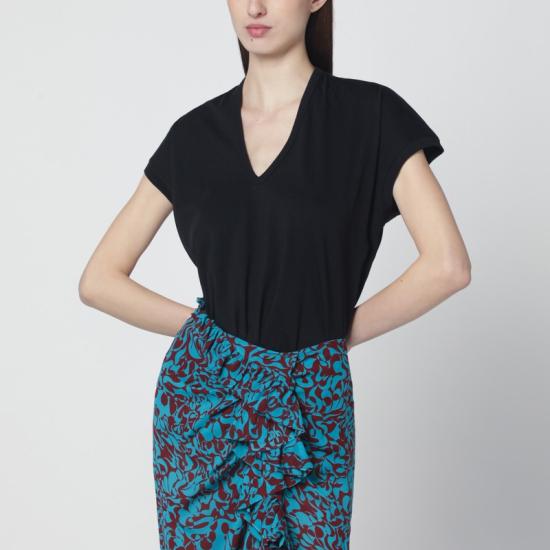 26SS 드리스 반 노튼 반팔 티셔츠 1311013600 Black