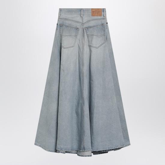 26SS 발렌시아가 데님 스커트 856906TTWB1 Light blue - BALENCIAGA