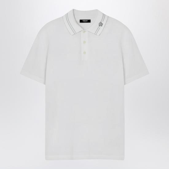 26SS 베르사체 폴로 티셔츠 10139061A13463 White