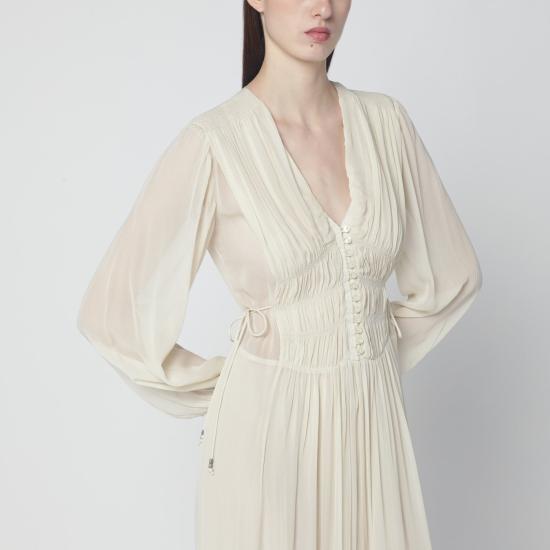 26SS 이자벨마랑에뚜왈 롱 원피스 RO0798FBD1J08E Beige - ISABEL MARANT ETOILE