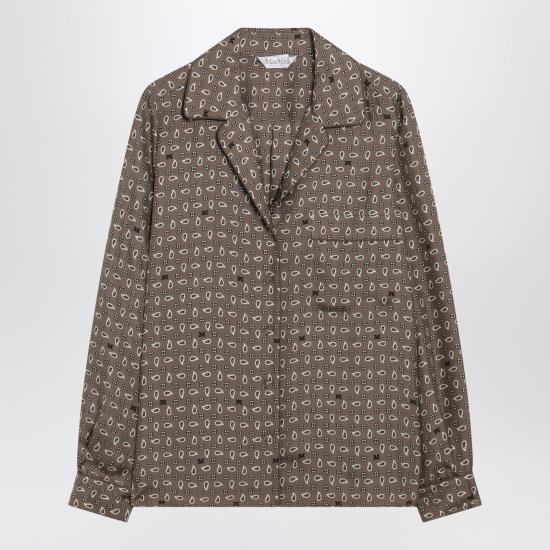 26SS 막스마라 블라우스 MXMDISCOSI Brown