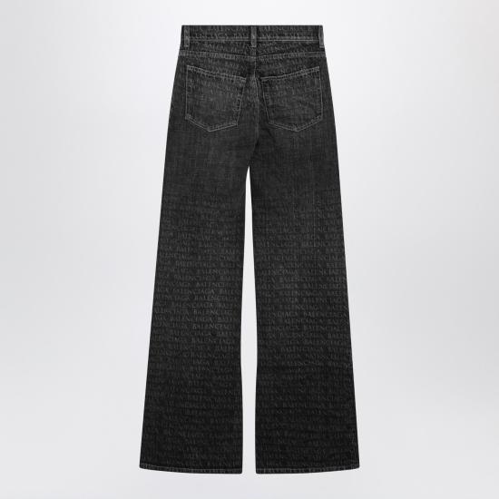 26SS 발렌시아가 데님 팬츠 852328TTWA5 Black - BALENCIAGA