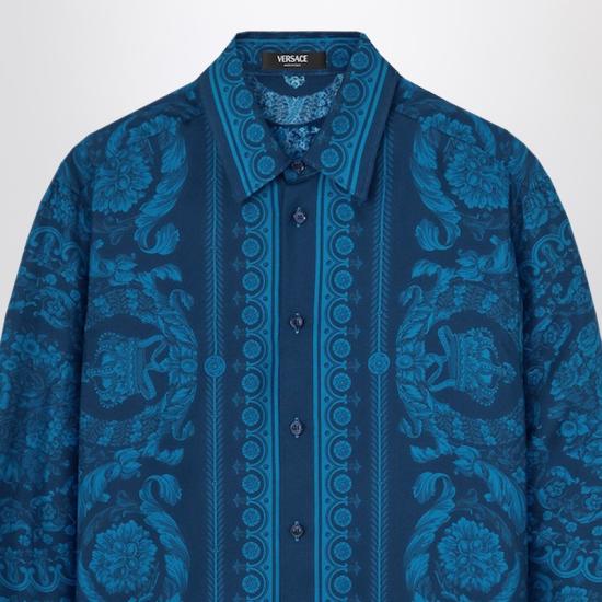 26SS 베르사체 긴팔 셔츠 10217151A13557 Blue - VERSACE