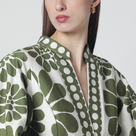 26SS 팜 리오 롱 원피스 344605CO Green - FARM RIO
